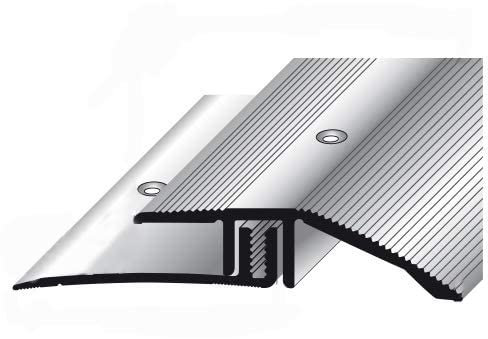 Ausgleichsprofil Laminat / Parkett, 7 15 x 44 mm, Alu. eloxiert, gebohrt, Bronze Hell