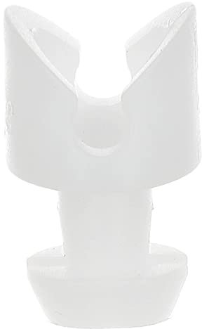 Restagraf - Fixations Agrafe de Tringle pour Serrure de Porte - Compatible avec Citroën, Peugeot - Réf. 1279 - Sachet de 12
