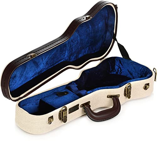 Gator Cases Journeyman Deluxe Holzkoffer für Sopran Ukulele | beige | (GW-JM UKE-SOP)