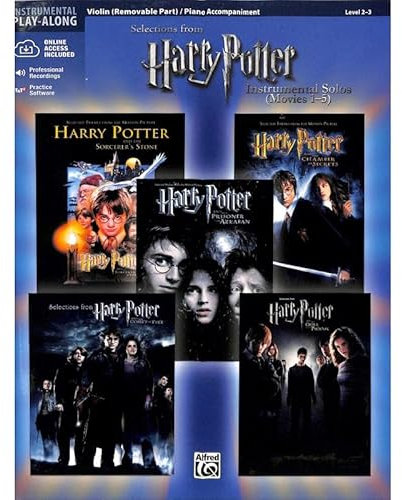 Verlag Alfred Music Publishing GmbH Harry Potter Instrumental Solos - arrangiert für Violine - Klavier - mit Online Audio [Noten/Sheetmusic]