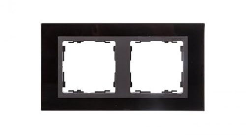 MARCO 2 ELEMENTOS NATURE CRISTAL NEGRO