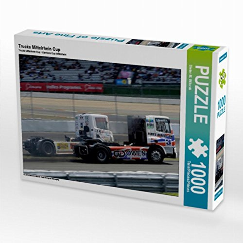 CALVENDO Puzzle Trucks Mittelrhein Cup | 1000 Teile Lege-Größe 64 x 48 cm Foto-Puzzle für glückliche Stunden