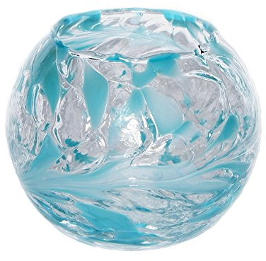 The Milford Collection – Freundschafts-Nachtlicht – Teelichthalter türkis groß