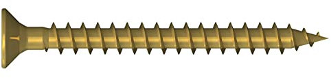 Reiser Spanplattenschrauben, 3 x 20 mm Torx, 200 Stück, Vollgewinde, gelb verzinkt, 38922