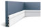 Plinthe moderne avec cannelures SX105 - L200 x H10,8 x L1,3 cm - ORAC DECOR