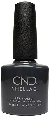 CND Shellac Color Coat Nail Varnish Asphalt 7.3 ml Matte Grey
