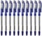 1 x 10 Cello Technotip Stifte mit einer Spitze von 0,6 mm, leichtes Schreiben, Blau, Set mit 10 Stiften von Cello