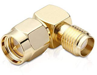 adaptare 61310 Winkel-Adapter 90° SMA-Stecker auf SMA-Buchse