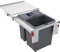 Franke Sorter Garbo 45-2 Abfallsorter Abfalleimer Mülleimer Abfallsammler, grau, 41,2 x 39,9 x 36 cm