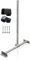 Premium X Dachsparrenmasthalter 100 cm Mast 48 mm feuerverzinkt SAT Sparrenhalterung für Satellitenschüssel verstellbar, Mastkappe mit Kabeldurchführung