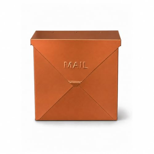 NACH MB-6300 Chicago Briefkasten, Braun, 10 x 10 x 4