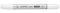 COPIC Ciao Marker Typ C - 0, cool gray No. 0, vielseitiger Layoutmarker, mit einer mittelbreiten und einer Brush-Spitze