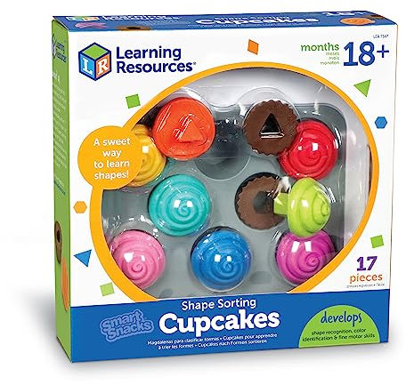 Learning Resources Smart Snacks Cupcake Formen-Steckspiel