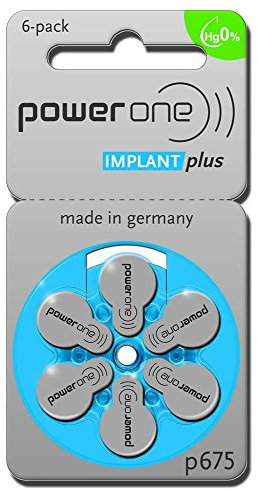 Power One Cochlear Implant Batteries! 20 Packs, Total of 120 Batteries by Power One Germany
