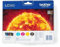 Brother LC980 Tintenpatrone, Multipack, schwarz/cyan/magenta/gelb