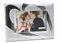 Moderner Fotorahmen Bilderrahmen Herz aus Aluminium 10x15 cm