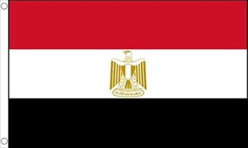 Flag Wholesaler Egypt Flagge, Mehrfarbig, Large