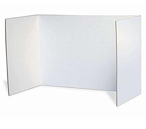 Pacon Privacy Boards, White, 48 x 16, 4 Boards (3782)