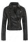 SS7 Simili Cuir PU Clou Veste Motard, Noir, Tailles 8 à 14 - Noir Clou, EU 36