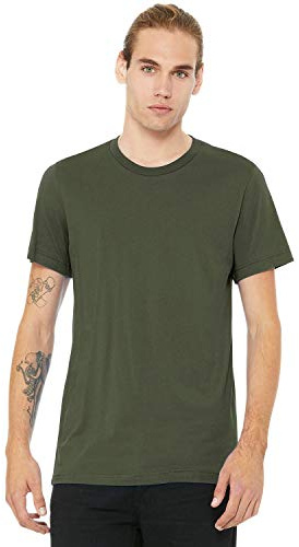 Bella + Canvas Unisex Jersey Short Sleeve Tee (Army) (2X) (US)