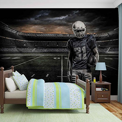 Forwall Vlies Fototapete Tapete Vliestapete Rugby Spielfeld AF1115VEXXXL (416cm x 254cm) Photo Wallpaper Mural