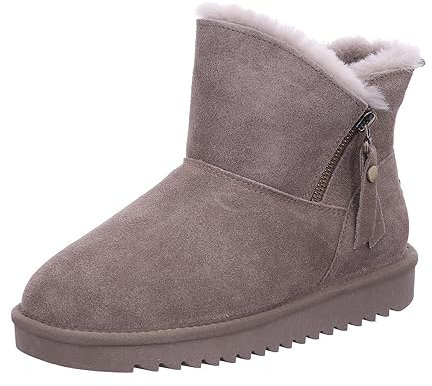 ARA Damen Alaska Stiefelette, Taupe, 43 EU