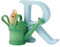 Beatrix Potter R - Peter Rabbit Watering Can Figurine