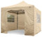 All Seasons Gazebos 3x3m vollständig wasserdichtes Faltpavillon mit 4 Seitenteilen - Beige