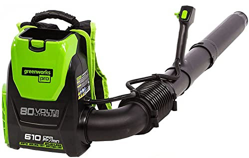 Greenworks 80V (180 MPH / 610 CFM / 75+ Compatible Tools) Cordless Brushless Backpack Blower, Tool Only