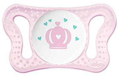 Chicco 00075121110000 Sauger Physio Micro Girl 0-2M, 2 Stück, rosa