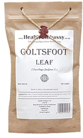 Health Embassy Coltsfoot Leaf | Tussilago farfara L | 100g