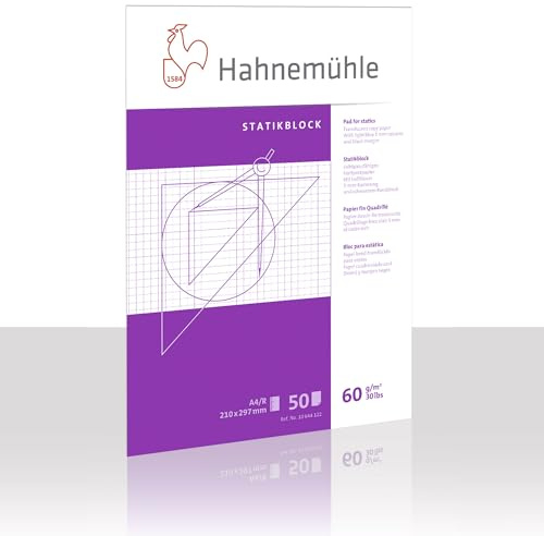 Isometrieblock blau 80g/m², DIN A4, 50Blatt