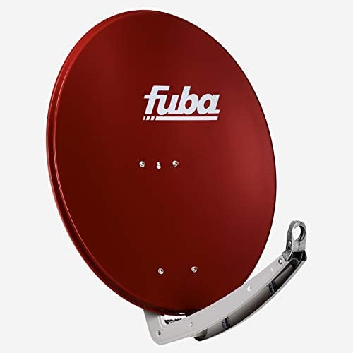 Fuba DAA 780 R Aluminium-Satelliten-Parabolantenne (38,50 dB, Große 78 cm) rot
