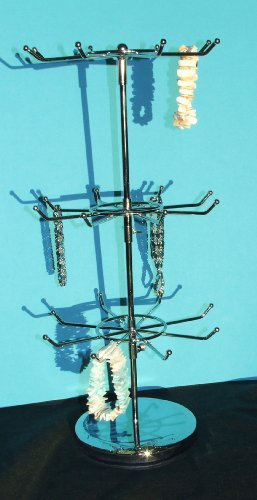 KETTENHALTER KETTENSTÄNDER KETTENRONDEL SCHMUCKSTÄNDER CHROME