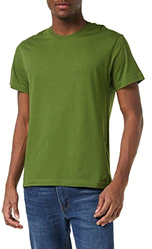 Stedman Apparel Men's Classic-T Plain Short Sleeve T-Shirt, Green (Hunters Green), Large