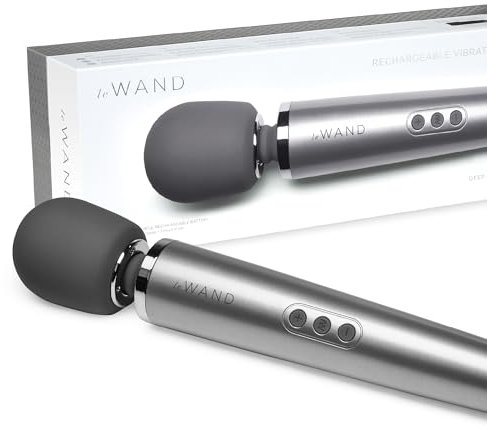 Le Wand Rechargeable Massager, Grey OS