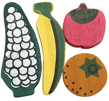 Rosewood Small Animal Toy 4 Pk Fruit Shaped Nibble Stix, Transparent