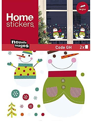 Nouvelles Images Xmas Fenstersticker Schneemänner