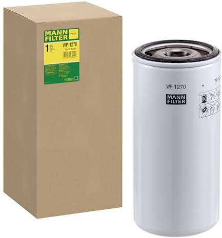 MANN-FILTER, WP 1270 Oil Filter | For Off-Highway, Highest Filtration Performance, Engine Protection, High Quality Sealing, True OE Engineering