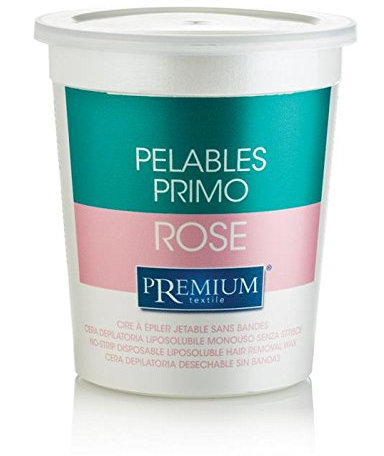 Premium Rosa Heißwachs, Intime und Achseln. Benutzung Ohne Vliesstreifen. Mikrowelle geeignet, Achseln Intim, 700ml