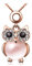 ATEIELLI® Collier Hibou Femme Filles Opale Cristal Cadeau #JW-C18