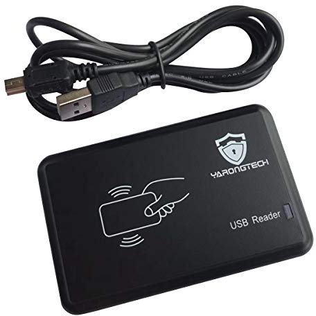 YARONGTECH 125KHz EM4100 10H escritorio salida USB lector de RFID de tarjetas de proximidad ID