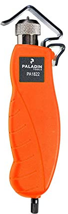 Paladin Tools PA1822 Round Cable Stripper Tool for Precise Cable Jacket Removal - Adjustable Cable Slitter 3/16 to 1 (4.5-25 mm)