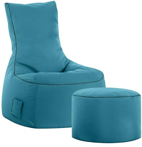 SITTING POINT only by MAGMA Sitzsack-Set Scuba Swing + Hocker Petrol