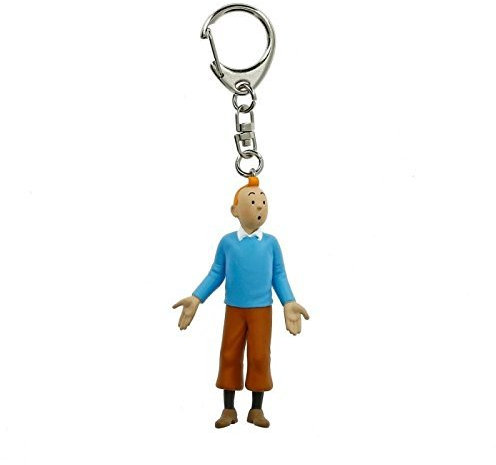 Keyring chain figurine Tintin wearing blue sweater 8,5cm Moulinsart 42488 (2012) by Moulinsart