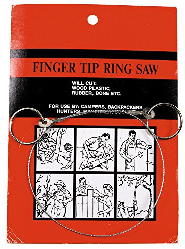 Draht-Säge, neu, mit Ringen