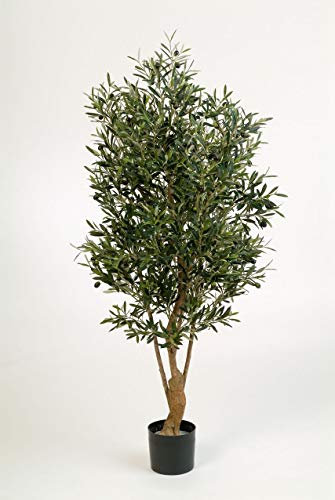 artplants.de Deko Olivenbaum, 3432 Blätter, 150cm - künstlicher Baum - Olivenbaum künstlich