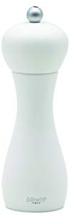 Bisetti 42532 - Macinasale in faggio, 18 cm, Colore: Bianco