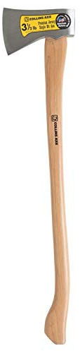 ACE Trading-TRUPER Garden Tool Collins Axe Drop Forged, Heat Treated, Single Bit 3-1/2 Lb. Jersey 36