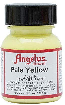 Angelus Leather Paint 1 oz Pale Yellow